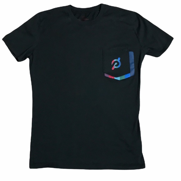 Peloton Logo Pocket Unisex Tee Sz S